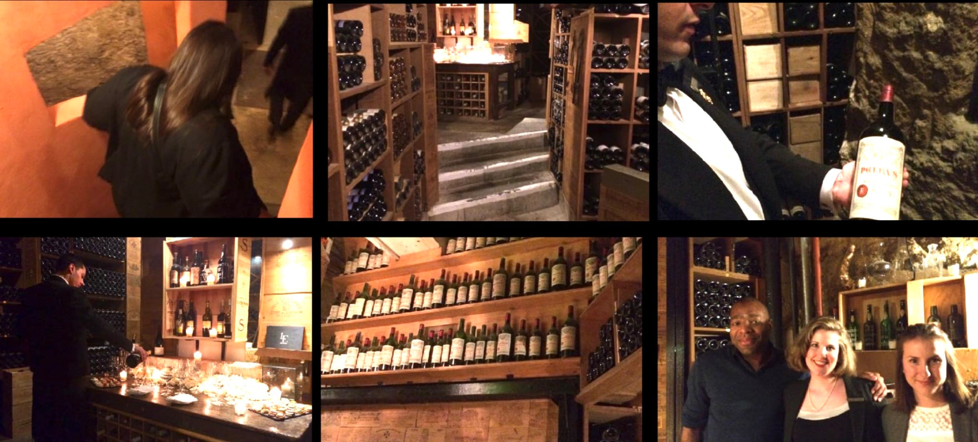 A private cellar dinner, candlelight, the librarian and a magnum brought up from the rock