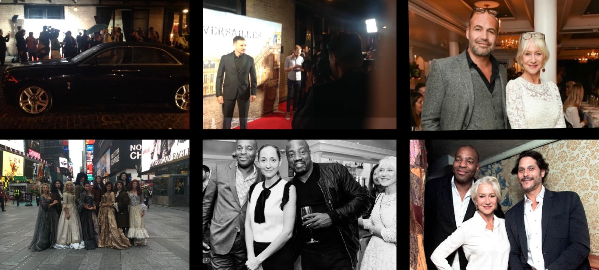 Versailles premiere night, London, from the Rolls arrival to the cast in Times Square